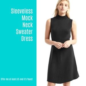 NWT Gap Mock Neck Sweater Dress (3 for $30) (C62)